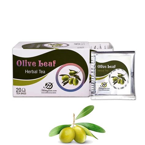 Herboganic Pack of 20 Olive Leaf Tea, Natural Antioxidant Olive Leaves ...