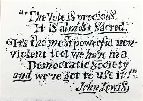 John Lewis quote on Voting!... - De Muth Design