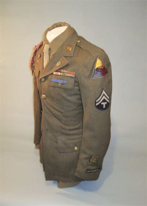 745th Tank Destroyer Battalion – 1st Infantry Division Uniform – SOLD | J. Mountain Antiques