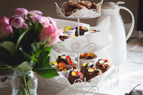Free Images : table, vase, meal, food, dessert, flowers, pastries ...