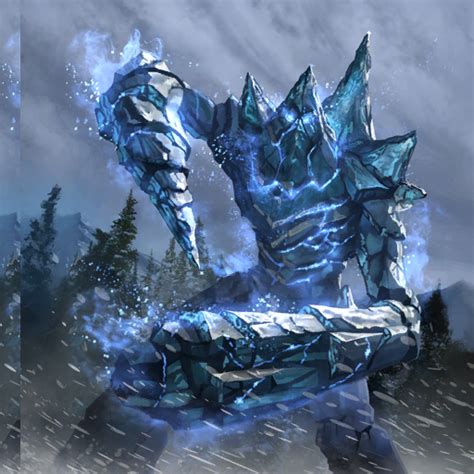 Frost Atronach (Legends) | Elder Scrolls | FANDOM powered by Wikia | Skyrim art, Elder scrolls ...