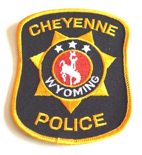 CHEYENNE POLICE WYOMING PATCH - POLICE BADGE EU