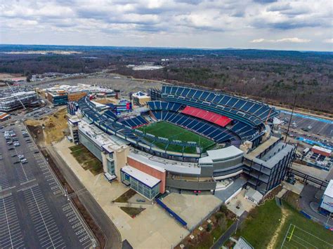 Gillette Stadium Aerial Drone Photography - Aeiral Photos Massachusetts