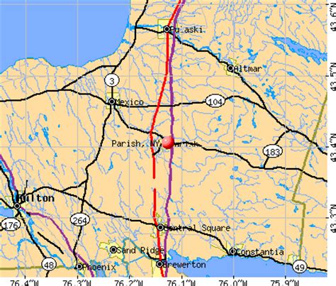 Parish, New York (NY 13131) profile: population, maps, real estate, averages, homes, statistics ...