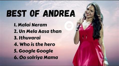 Best of Andrea | Voice of Andrea | Andrea songs | Andrea Hit Songs #andreajeremiah #bestofandrea ...