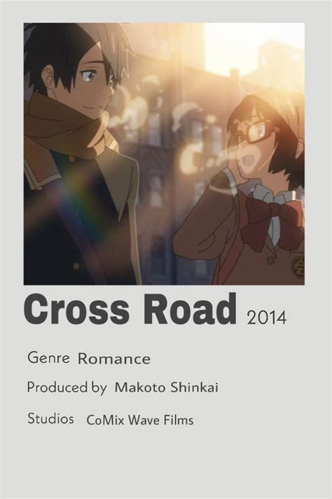 Cross road | Anime shows, Anime reccomendations, Otaku anime