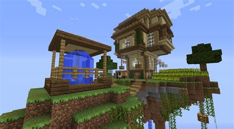 Floating Island House Minecraft Map