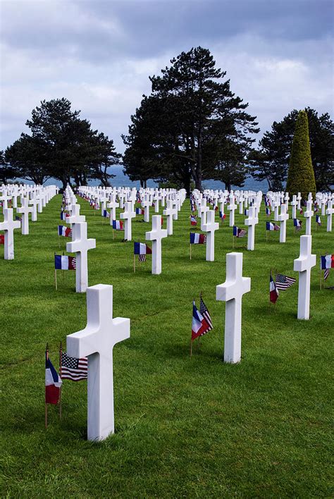 Omaha Beach Cemetery Photograph by Michael Avina - Pixels