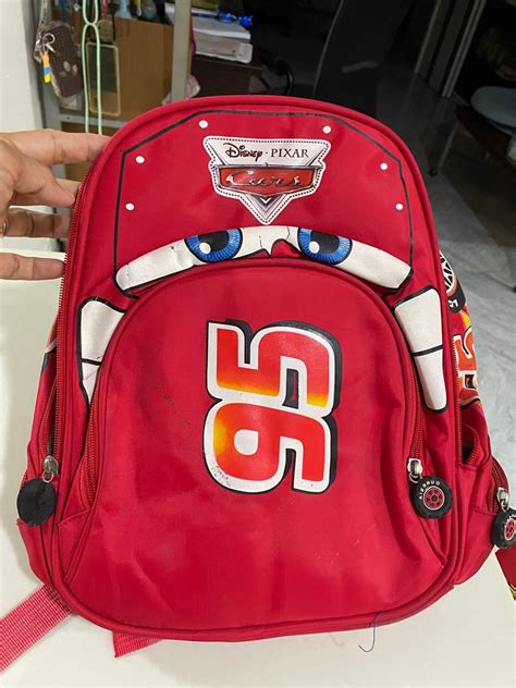 Lightning McQueen backpack, Luxury, Bags & Wallets on Carousell