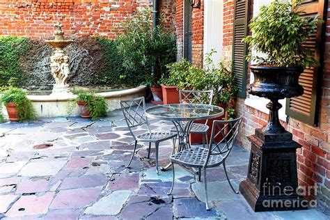 New Orleans Secret Courtyard Photograph by John Rizzuto - Fine Art America