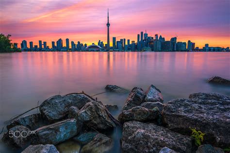 *🇨🇦 Toronto skyline from Centre Island (Ontario) by Marvin Ramos on ...