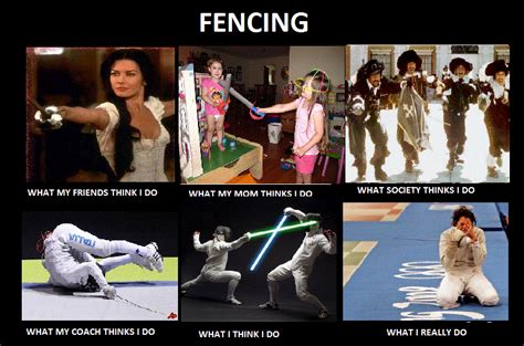 Sassy fencer: fencing meme