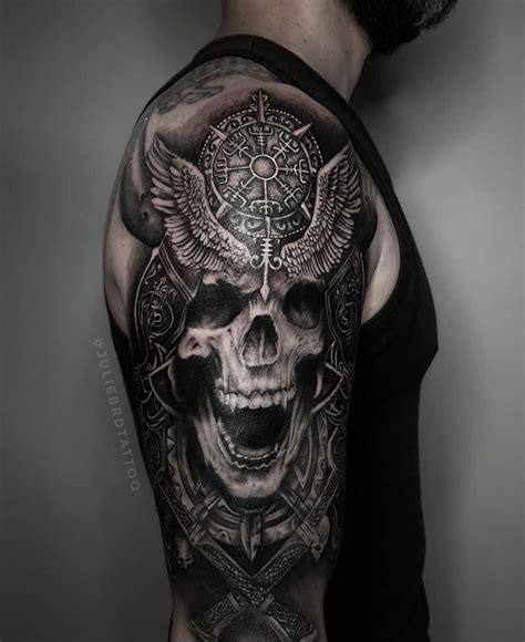 #tattoo #viking #vikingtattoo #vikings #skull #skulltattoos # ...