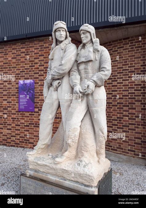 The Alcock and Brown statue commemorating the first non-stop flight ...