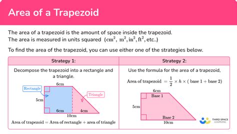 Area of a Trapezoid - Math Steps, Examples & Questions