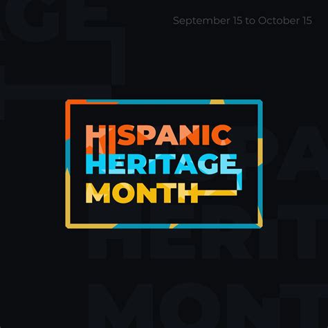 Hispanic heritage month. Abstract logo design in retro style, geometry. 11808899 Vector Art at ...