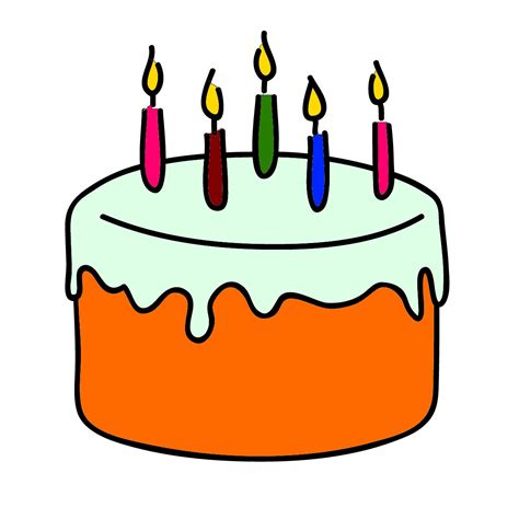 Clipart Birthday Cake Candles