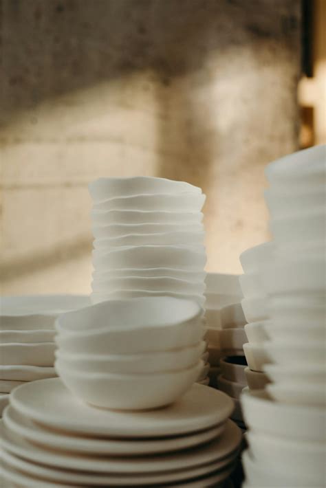 Photo Of White Ceramic Bowls · Free Stock Photo