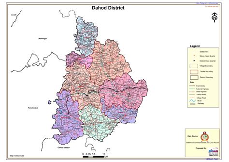 DAHOD Dist Digital HD Map Pdf Download