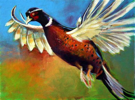 Ringneck pheasant Painting by Galina Red - Fine Art America