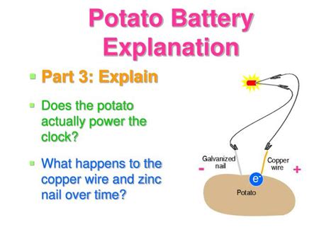 PPT - Potato Battery Activity PowerPoint Presentation - ID:1183598