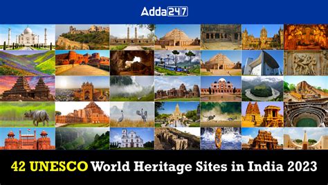 List of 42 UNESCO World Heritage Sites in India By Sep 2023