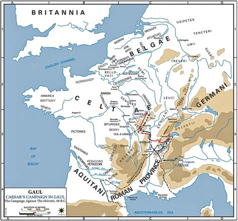 Map of Gaul 58BC | Roman history, Ancient warfare, Historical maps