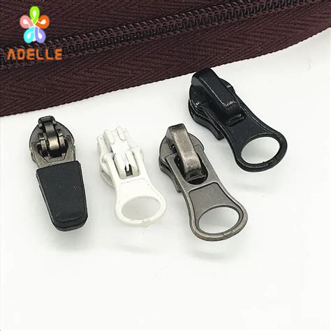 15pcs Nylon Zipper Slider NO.3 Auto Lock reverse Zip Slider Double side Professional free ...