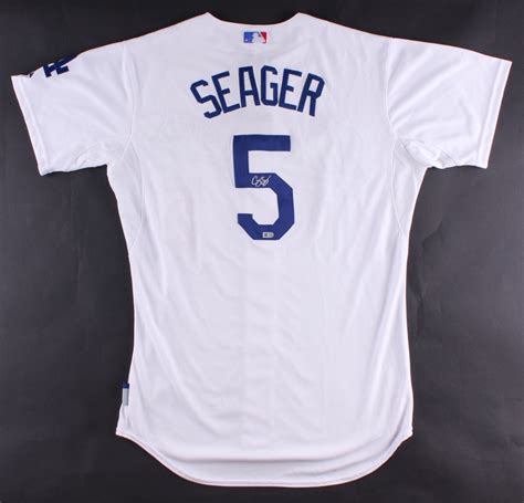 Corey Seager Signed Dodgers Jersey (MLB Hologram) | Pristine Auction