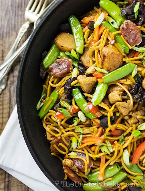 Pancit Canton Recipe (Filipino Stir-Fried Noodles) - The Unlikely Baker