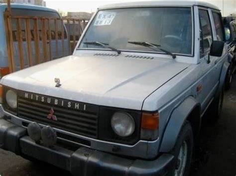 1987 Mitsubishi Pajero Pictures, 2400cc., Diesel, Manual For Sale