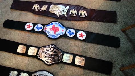 Wrestling belts - YouTube