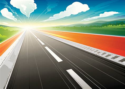 Royalty Free Long Road Horizon Clip Art, Vector Images & Illustrations - iStock