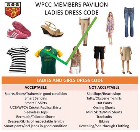 Members Pavilion Dress Code | Western Province Cricket Club