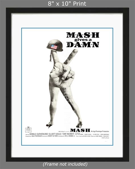 Mash 1970 Movie Poster Print Donald Sutherland Gary Berghoff | Etsy