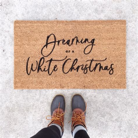 Christmas Doormat Holiday Doormat Christmas Decor Merry | Etsy