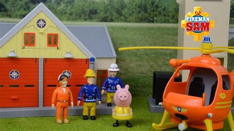 Fireman Sam Episodes MEGA Compilation Fire engine Rescue Peppa pig Feuerwehrmann Sam - YouTube