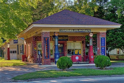 Vintage Gas Station Photograph by Jerry Gammon - Pixels