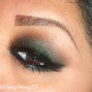 Green Smokey Eye for Green Eyes | Nancy B.'s (NancyBautistaMUA) Photo | Beautylish