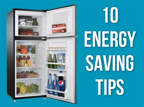 10 Best Energy Efficiency Tips for your Refrigerator