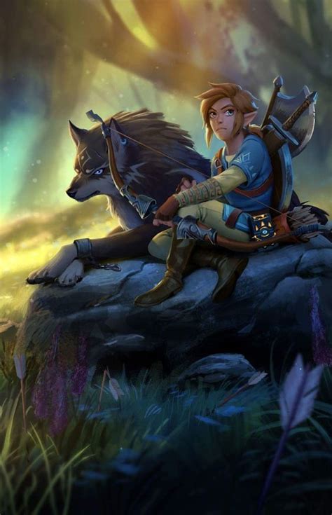 The Legend of Zelda | Breath of the Wild | Link & Wolf-Link | Legend of ...