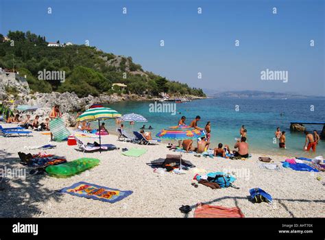 Nissaki Beach, Nissaki, Corfu, Ionian Islands, Greece Stock Photo - Alamy