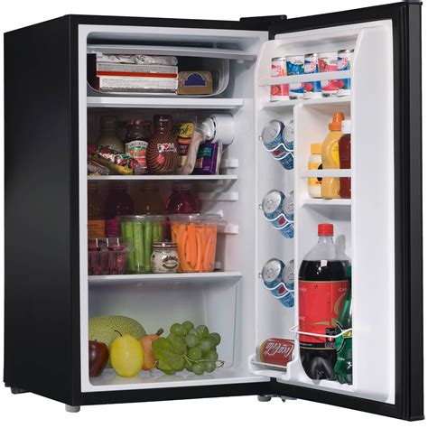 Galanz 3.5 Cu Ft Single Door Mini Fridge GL35BK, Black | eBay