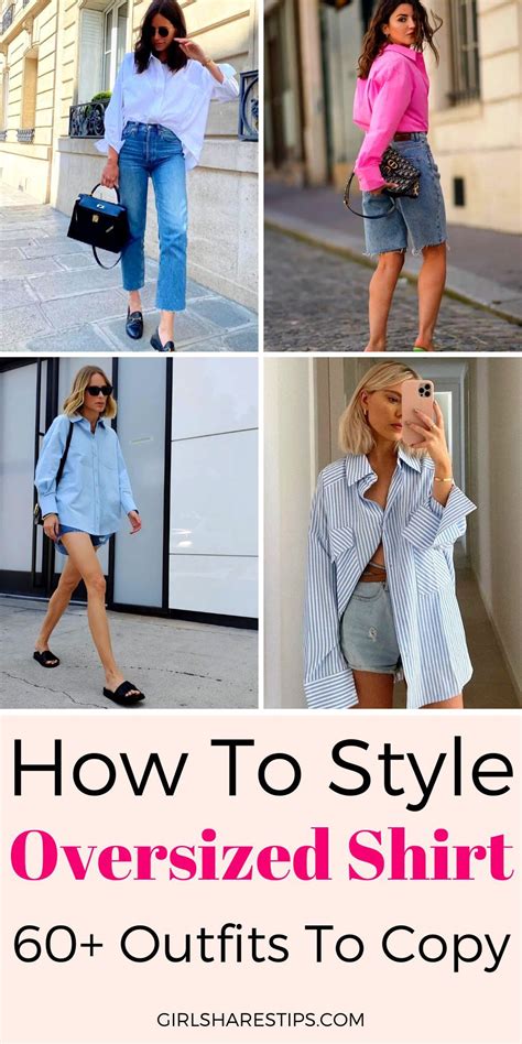 Chic Oversized Shirt Outfit Ideas | How to Style An Oversized Shirt