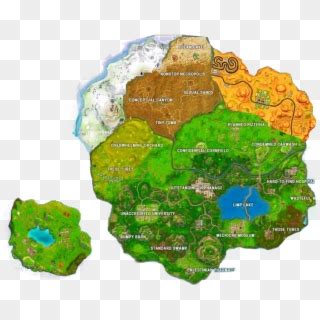 Fortnite New Season 7 Map - Map Changes Fortnite Season 7, HD Png ...