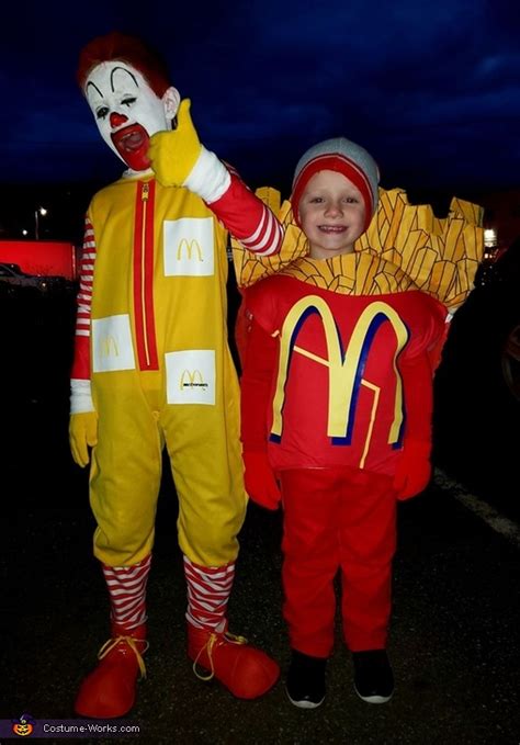 Ronald McDonald and French Fries Costume | DIY Costumes Under $65