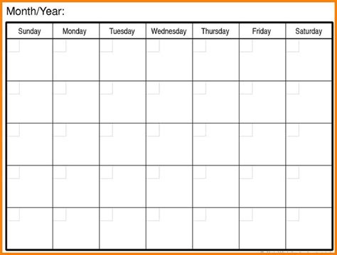 Free Printable Large Print Calendars For The Visually Impaired ...