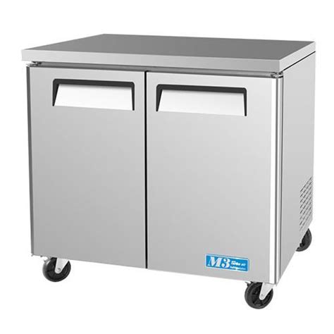 Turbo Air MUF-36-N Stainless Steel 36 Inch Undercounter Freezer ...