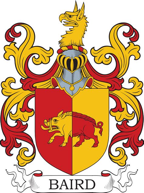 Baird Coat of Arms Meanings and Family Crest Artwork | Family crest ...