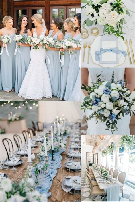 Light Blue Wedding Colors - jenniemarieweddings